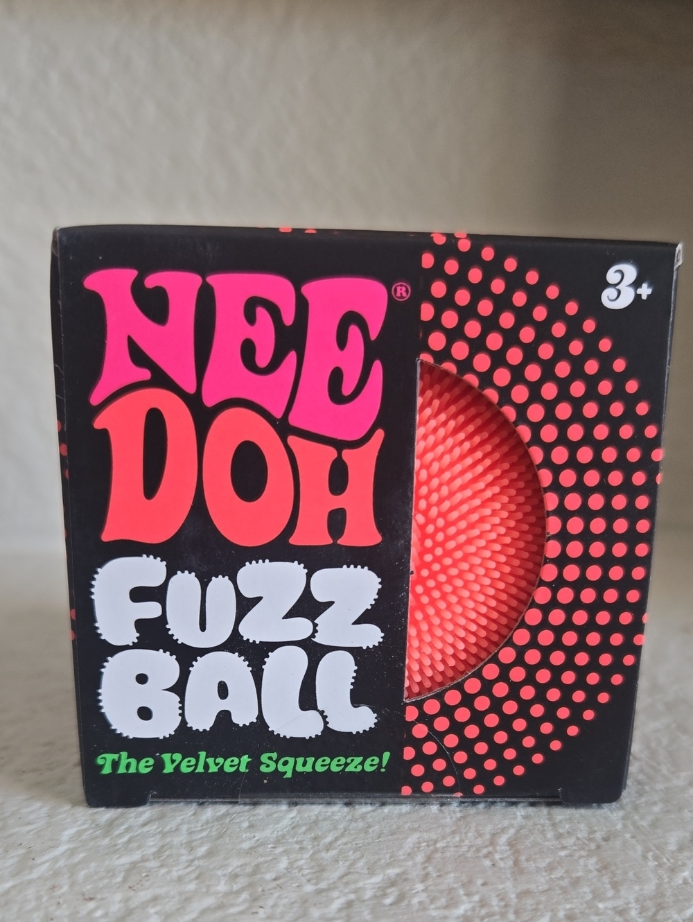 New Needoh Fuzz Ball Kids Toy - Pink/Coral